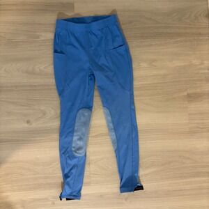 Baleaf Kids Riding Pants with Knee Patches Zipper Ankles Blue Size L